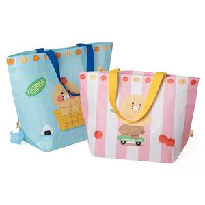 กระเป๋าชายหาด RPET ไม่ทอ RPET ลามิเนตใช้ซ้ำได้มีโลโก้ออกแบบได้ตามต้องการ - Product Image 3