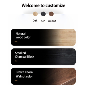 Tabouret de bar en bois de frêne moderne pour hôtel, cuisine extérieure, îlot de cuisine, chaises hautes rondes pour salle à manger, usage commercial - Product Image 5