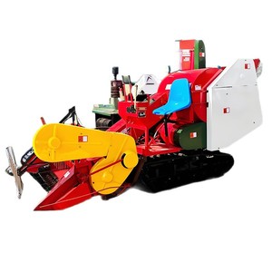Cosechadora Combinada de 35 Hp con Ancho de Trabajo de 1600 mm, Cosechadora Multifuncional de Granos para Trigo, Soja, Arroz y Semillas de Mostaza - Product Image 5