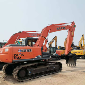 Excavatrice sur chenilles Hitachi ZX160 d'occasion, 16 tonnes, système hydraulique moyen, PLC et moteur - Product Image 4