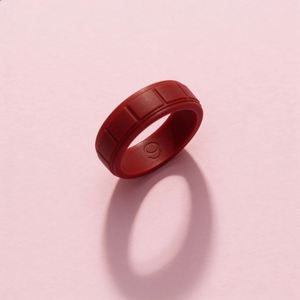 Nhẫn cưới silicon nam, thoáng khí, thiết kế rãnh bên trong, cạnh bậc thang, nhẫn cưới silicon dành cho nam - Product Image 3