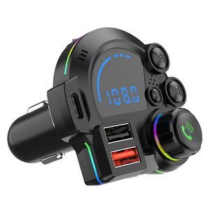 Dispositivos electrónicos, venta al por mayor, adaptador de carga inalámbrico <span class=keywords><strong>USB</strong></span> rápido para coche, receptor de Audio para llamadas manos libres, reproductor de MP3 con BT para coches - Product Image 6