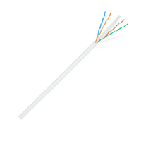 Câble réseau LAN Cat6 UTP 24 AWG isolé pour système de sécurité avec gaine PVC LSZH à 4 paires pour système de communication