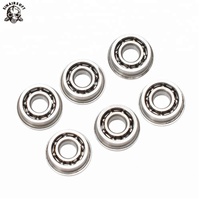 6 Buah/Set Bantalan Bola Presisi Tinggi Baja Tahan Karat 0.25Mm/7Mm untuk Aksesori Berburu Gearbox AEG