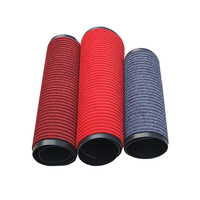Red PVC Solid Color Handmade Floor Carpet Roll for Hotel Wedding Kitchen Bathroom Events Washable Durable Exhibition Rug Runner