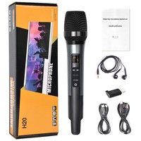 Micrófono con Cable para Android/Teléfono, Tarjeta de Sonido para PC, Transmisión en Vivo, Respuesta de Frecuencia de 40Hz-9kHz, 44.1KHz/48bit, Plug-and-Play