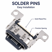 Connecteur de charge USB OEM (prise de charge) pour réparation de port de charge pour A52 A525F A526B A72 A725F A726B