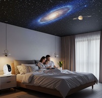 Projecteur intelligent Android 14 2-en-1 étoiles et lune, 720P natif, 260 ANSI, pour chambre à coucher, populaire à l'international