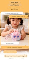 Spielzeug für Kinder Roboter-Begleiter Interaktive Plüschpuppe für Kinder Sprachlern-Geschenk Roboter De Servicio Silicona