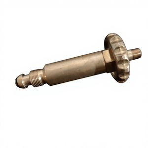 Adaptador de Tanque de Propano de Latón de 1/4\" (0.25 Pulgadas) Macho <span class=keywords><strong>POL</strong></span> a 6\" NPT para Barbacoa, Camping, Freidora, Llenado de Gas - Product Image 2