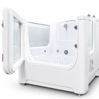 Piscine pour animaux de compagnie Dpbathe avec entrée facile et design à profondeur progressive pour un accès facile des animaux