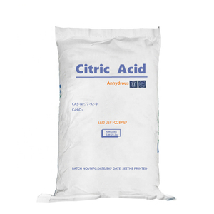 Aditivos para alimentos, ácido cítrico anhidra, malla 30-100/ácido cítrico de alta pureza, grado alimenticio - Product Image 1