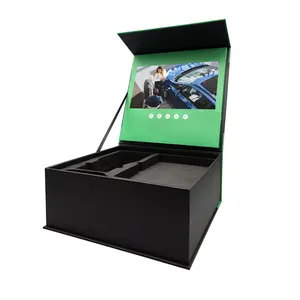 Factory Direct Display Gift Box Custom Digital Book 2.4 4.3 5 7 10 Inch Ips Hd Screen Lcd Brochure Card For Video Marketing