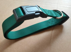 Collar de perro de nailon de imitación ajustable con logotipo personalizado al por mayor, collar de perro de nailon en blanco duradero, Correa surtida - Product Image 6