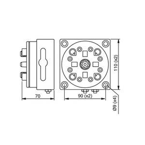 CNC phay hệ thống 3r-600. 10-30 chính xác thép macrostd khí nén bảng <span class=keywords><strong>Chuck</strong></span> HE-R06844 - Product Image 5