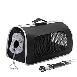 Köpekler için lüks yumuşak taraflı seyahat sandık nefes fermuar kapatma ile evcil hayvan taşıyıcı evcil hayvanlar için katlanabilir ve uygun sahipleri - Product Image 1
