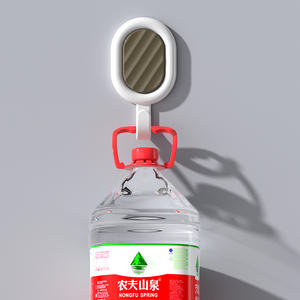 Gancho Adhesivo Corrugado para Pared, Capacidad de Carga de 3 kg, Material ABS, Sin Rastro, Sin Perforaciones, para Uso en el Hogar y Dormitorios - Product Image 1