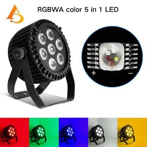 Luz LED Par Profesional para Escenarios Exteriores, Resistente al Agua, RGBWA, 7 Piezas * 18 W, 5 en 1 - Product Image 6