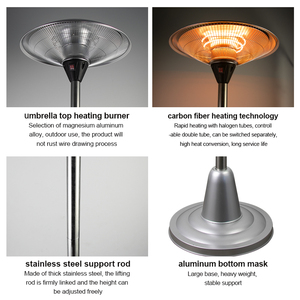 <span class=keywords><strong>2025</strong></span> Nhà Máy Phổ Biến Nhất Bán Buôn Điện Carbon Hồng Ngoại Ngoài Trời Patio Vườn Ô Nóng Máy Sưởi Cho Bên Ngoài - Product Image 6