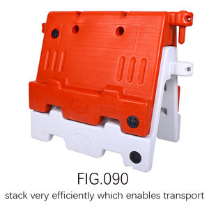 चीन नए उत्पादों शीर्ष गुणवत्ता नई पानी हार्स एचडीपीई यातायात बाधा प्लास्टिक बाड़ - Product Image 6