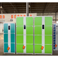 Casier de rangement intelligent pour bagages avec paiement sans argent liquide et en espèces Nayax pour aéroports, gares et espaces publics
