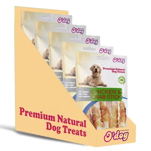 Super Quality Wholesale Lovely chicken and crab stick snack dog for training rewards