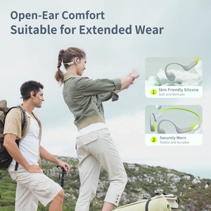 Langsdom Air Natation IPX8 Waterpoof Casque <span class=keywords><strong>sans</strong></span> <span class=keywords><strong>fil</strong></span> à oreille ouverte Bluetooth Écouteurs à conduction osseuse <span class=keywords><strong>avec</strong></span> 32G <span class=keywords><strong>MP3</strong></span> Écouteur - Product Image 5