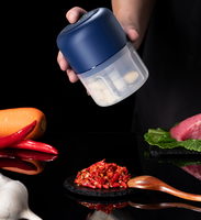 Mini hachoir à ail électrique, robot de cuisine sans fil, hachoir portable et mélangeur pour assaisonnement/épices/légumes/fruits/viande