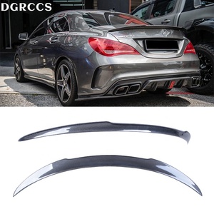 For W117 C117 FD Style Carbon Fiber Rear Spoiler Trunk Wing 2013-2019 Carbon Fiber - Product Image 1