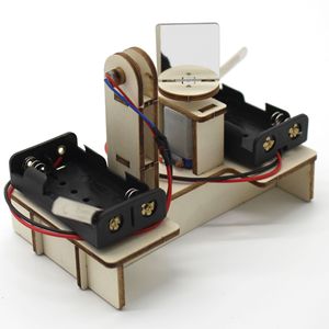 Kit de nivel láser de madera para bricolaje, juguete educativo de ciencia manual con pilas para niños de 7 a 9 años, herramienta de aprendizaje STEAM - Product Image 1