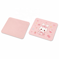 Tapis de souris en cuir imprimé UV personnalisé, tapis de bureau lisse antidérapant pour le travail sur ordinateur, cadeaux promotionnels