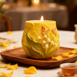 Bougie parfumée de luxe en gypse en forme de papillon, bougie d'aromathérapie, cadeau, <span class=keywords><strong>cire</strong></span> fondue artisanale en gypse pour la décoration intérieure - Product Image 1