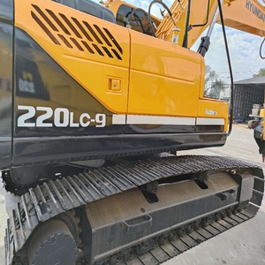 Excavadora de cadenas Hyundai 220LC-9S usada, barata, de 22 toneladas, equipo de construcción usado, entrega rápida a todo el mundo - Product Image 5