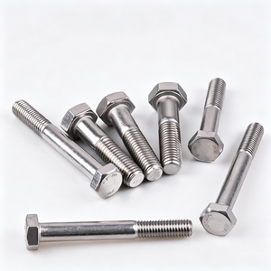 Tornillo hexagonal de rosca completa de acero inoxidable A2 duradero GB5783 - Product Image 1