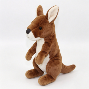 Peluche de Ciervo Marrón Sentado Realista Personalizado, Juguete de Peluche Suave de Ciervo con Bolsa Abdominal, Recuerdo de Vida Silvestre, Confortable de Tela Súper Suave - Product Image 2