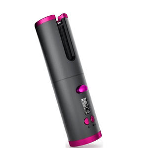 Rizador de Pelo Automático Giratorio Inalámbrico de Cerámica al por Mayor, Recargable por USB, con Pantalla LED de Temperatura, Portátil para Ondas - Product Image 4