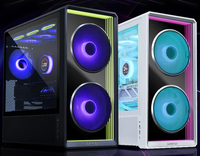 Nouveauté en promotion : Boîtier PC ATX Mid-Tower L217 INF, Blanc, pour Lian Li