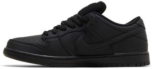 รองเท้าสเก็ตบอร์ด Dunk Low Pro SB Triple Black รุ่น unisex แบบผูกเชือก ระบายอากาศได้ดี เหมาะสำหรับฤดูใบไม้ผลิ  วัสดุผ้าใบ พื้นรองเท้าด้านนอกทำจากยาง - Product Image 4