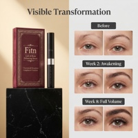 Sérum de croissance et d'hydratation des cils à l'huile de ricin végétalienne, marque privée, résultat rapide, qualité professionnelle, service OEM