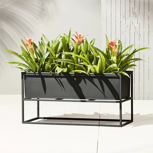 Support à fleurs en fer forgé de 11 gallons pour jardin et exposition extérieure - Product Image 3