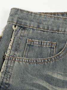 <span class=keywords><strong>Jean</strong></span> cargo <span class=keywords><strong>homme</strong></span> tendance taille mi-haute, doux, grande taille, coloré, imperméable et délavé - Product Image 4