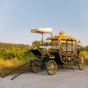 Véhicule de tourisme électrique de luxe à quatre roues, calèche royale pour 4 à 6 personnes, calèche de tourisme tirée par des chevaux - Product Image 5