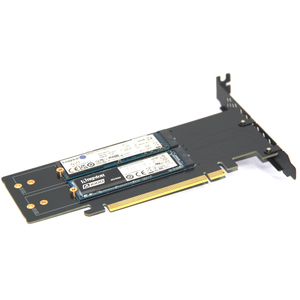 PCIe kartu ekspansi SSD 4.0 X16 ke Quad NVMe M.2-4 Port M.2 adaptor dengan Heatsink untuk PC Desktop - Product Image 5