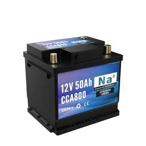 Batterie de voiture au sodium-ion 12V 50Ah à charge rapide 3C, charge rapide pour démarrage/arrêt et récupération d'énergie, OEM - Product Image 4