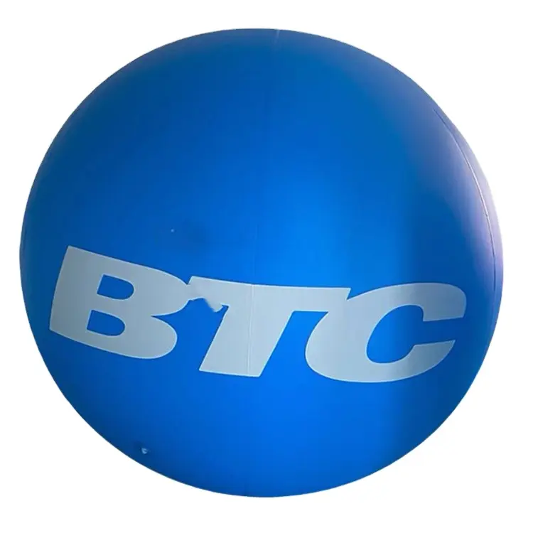 Customized logo, giant PVC beach ball, outdoor game, colorful spray painted balls, stage decoration, inflatable balloons