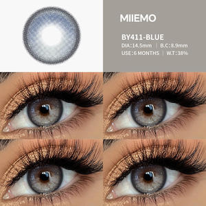 MIIEMO Grande Vente Demi-Annuelle <span class=keywords><strong>Lentilles</strong></span> de Contact Colorées Cosmétiques Deux Pièces avec Étui Soin des Yeux - Product Image 1