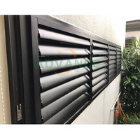 Aluminium Naco Verre Volet Fenêtre Salle de bain Breezeway Persiennes Fenêtres