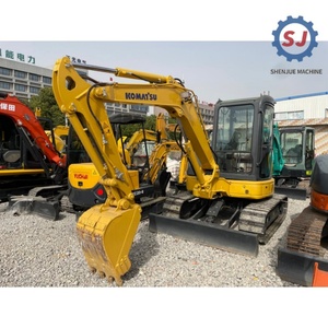 Mini-excavatrice hydraulique Komatsu PC40 d'occasion, importée du Japon, 4 tonnes, moteur en bon état, faible nombre d'heures, prête à l'emploi - Product Image 1
