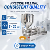Machine de remplissage pneumatique pour pâtes, liquides, laits nettoyants et dentifrices