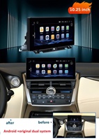 10.25 ''Android 13 IPS écran tactile GPS navigateur lecteur DVD pour Lexus NX NX200 NX300 2014-2017 voiture Auto Radio Videeo stéréo